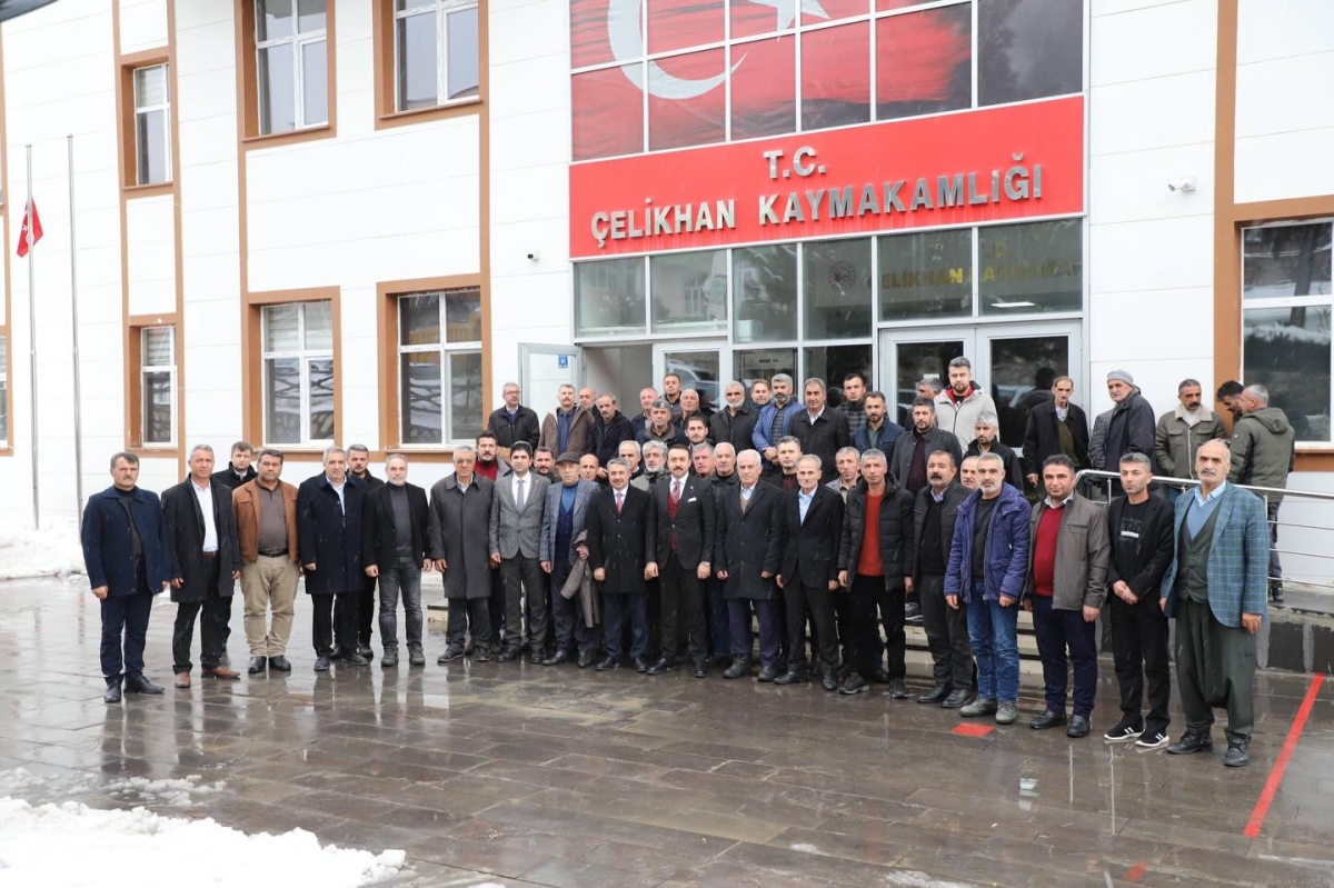 Başkan Alkayış, Çelikhan'da