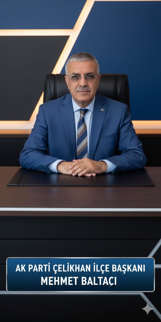 AK Parti Çelikhan İlçe Başkanı Baltacı’dan Hemşehrisi Mustafa Tünay’a Tebrik