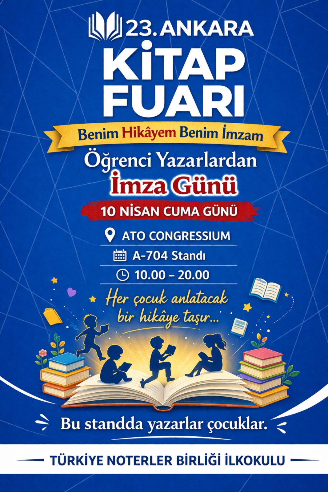 Minik Kalemlerden Büyük İmza: İlkokul Öğrencileri Kitaplarını Ankara  Kitap Fuarı’nda Okurlarla Buluşturuyor